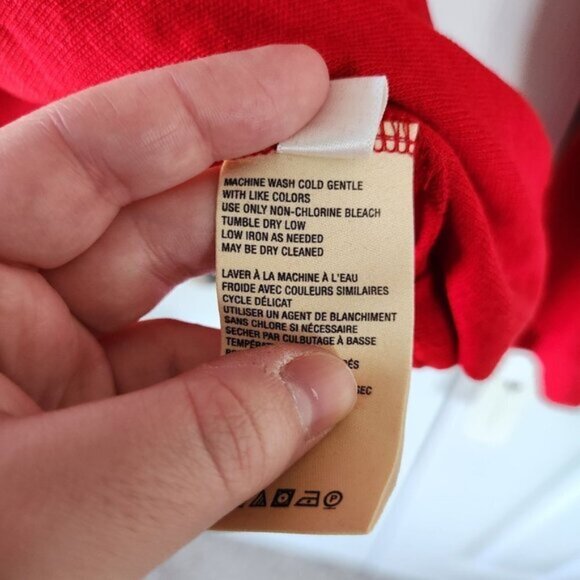 Maeve by Anthropologie Red Long Sleeve Turtleneck Lightweight Sweater - Picture 7 of 10